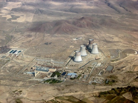 Metsamor Nuclear Power Plan Aerial View